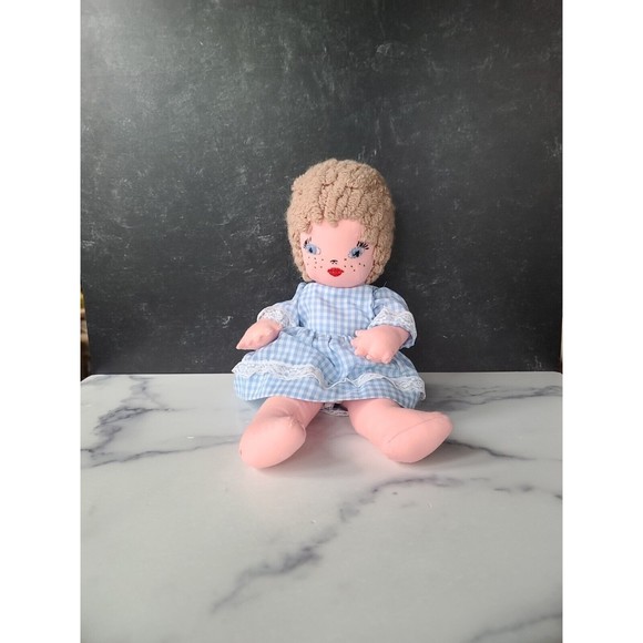 Vintage Handmade Cloth Doll - Picture 1 of 10